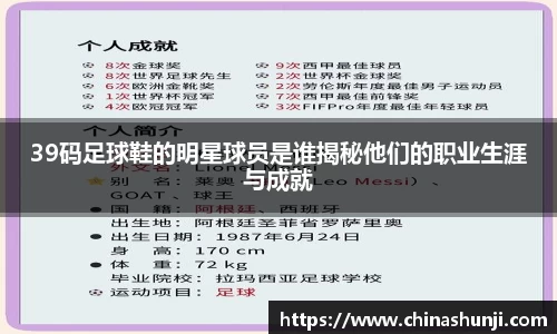 39码足球鞋的明星球员是谁揭秘他们的职业生涯与成就